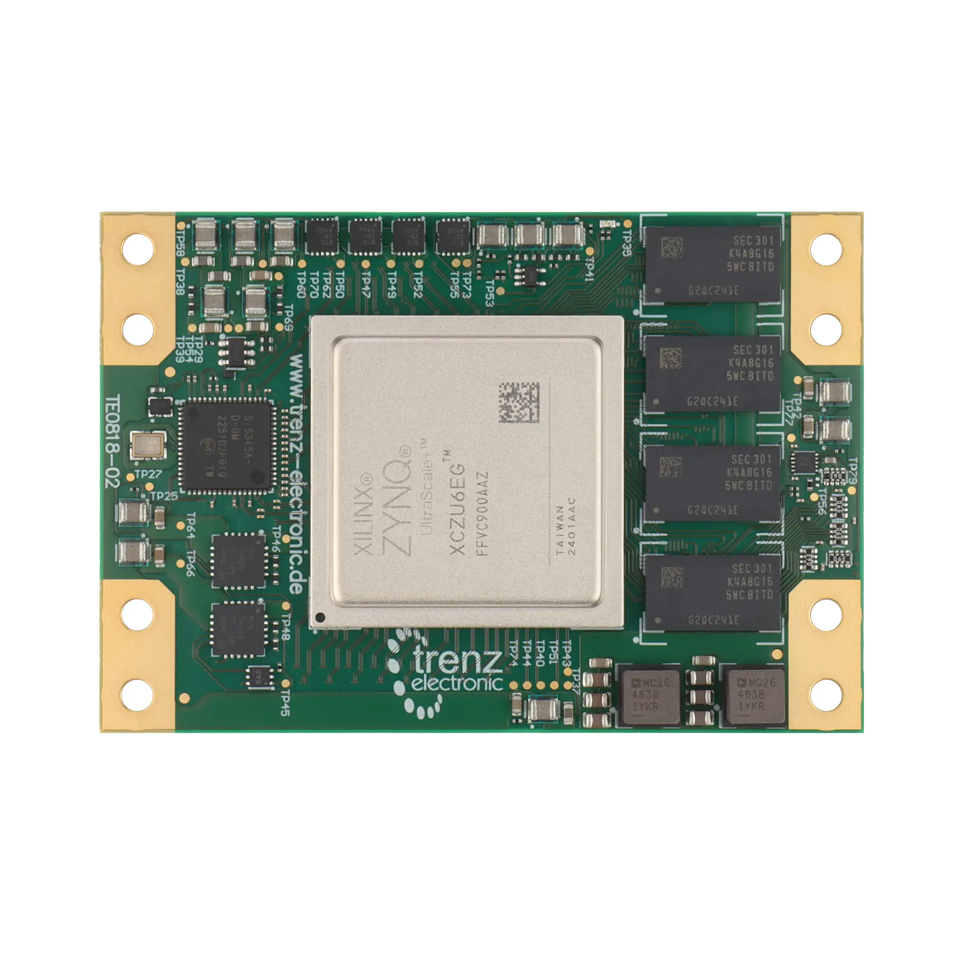 UltraSOM+ MPSoC-Modul mit AMD Zynq™ UltraScale+™ ZU6EG-1E, 4 GByte DDR4