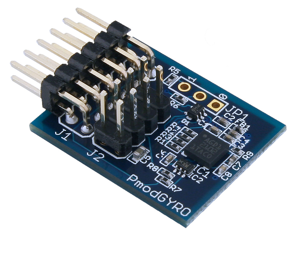 Digital Gyroscope Module Pmod GYRO: 3-Axis Digital Gyroscope