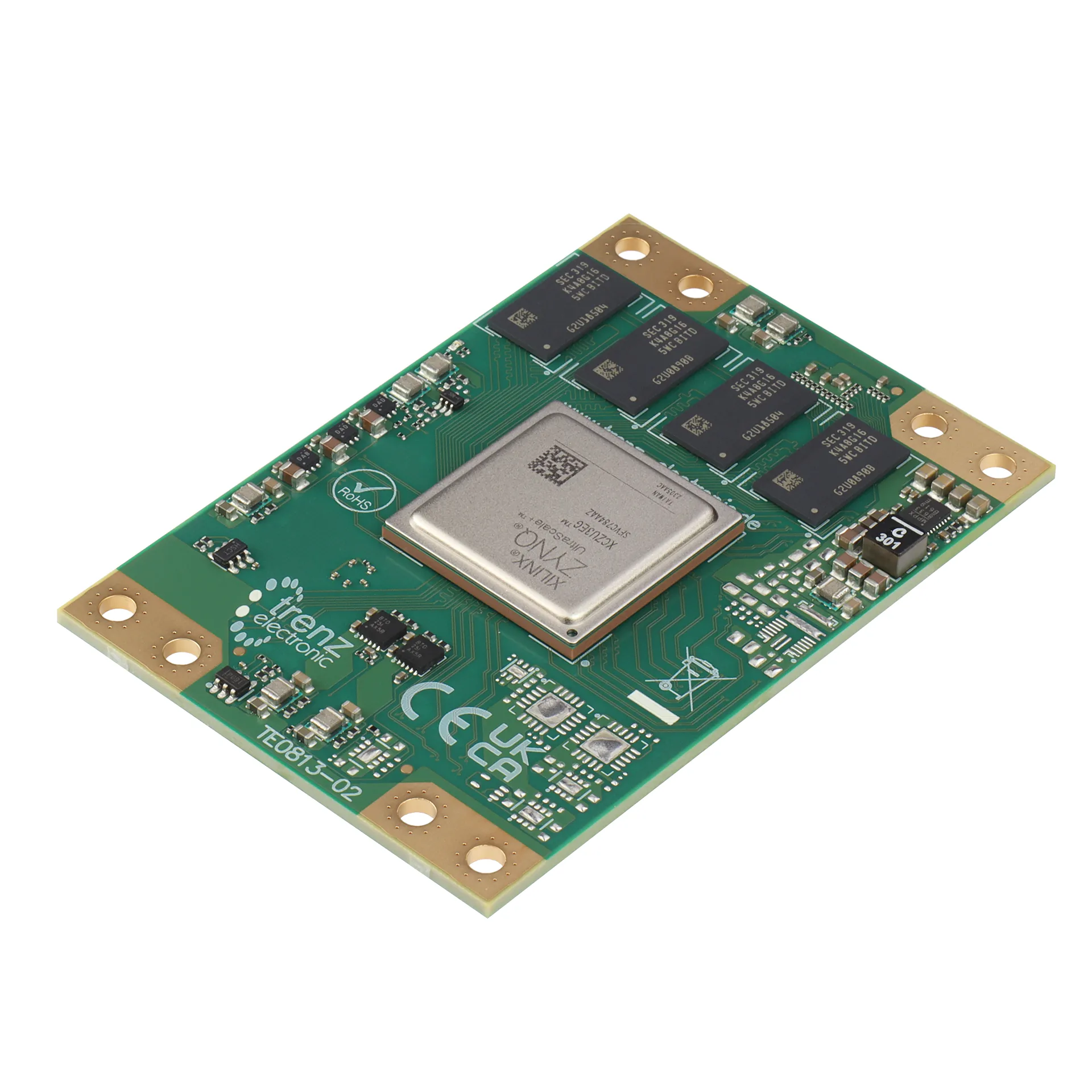 MPSoC-Modul mit AMD Zynq™ UltraScale+™ ZU2EG-1E, 4 GByte DDR4, 5,2 x 7,6 cm