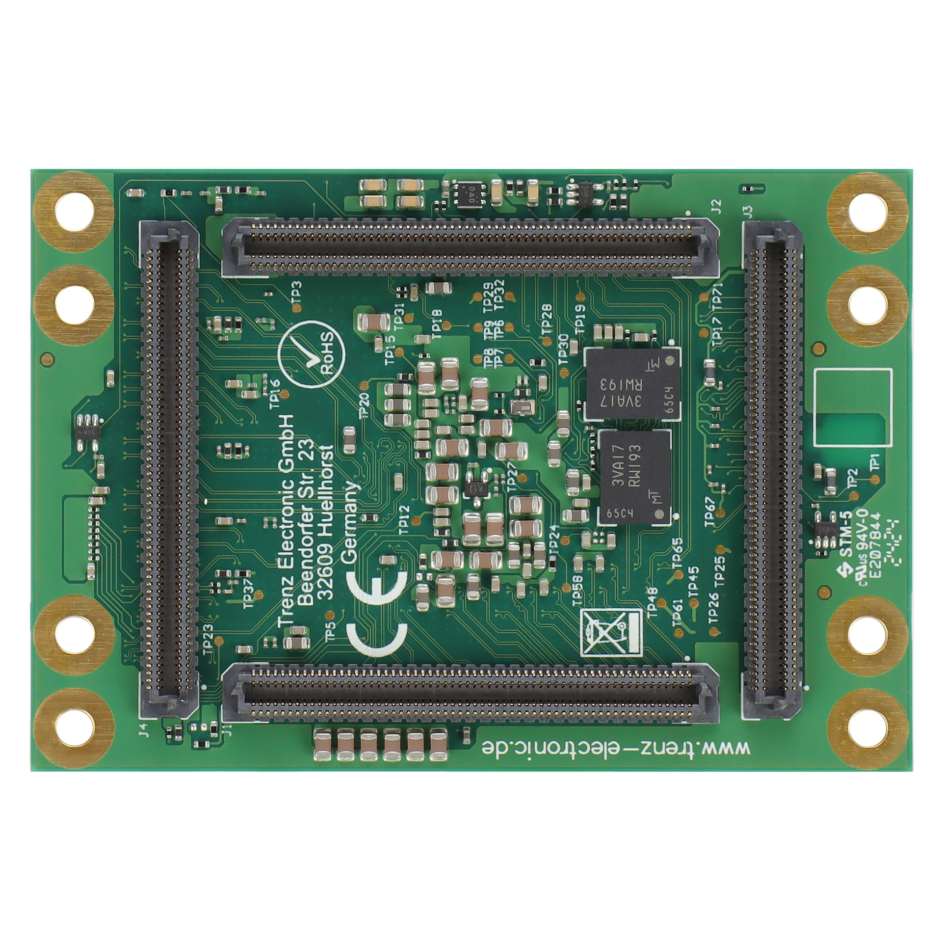 MPSoC Module with AMD Zynq™ UltraScale+™ ZU7EV-1E, 4 GByte DDR4, 5.2 x 7.6 cm