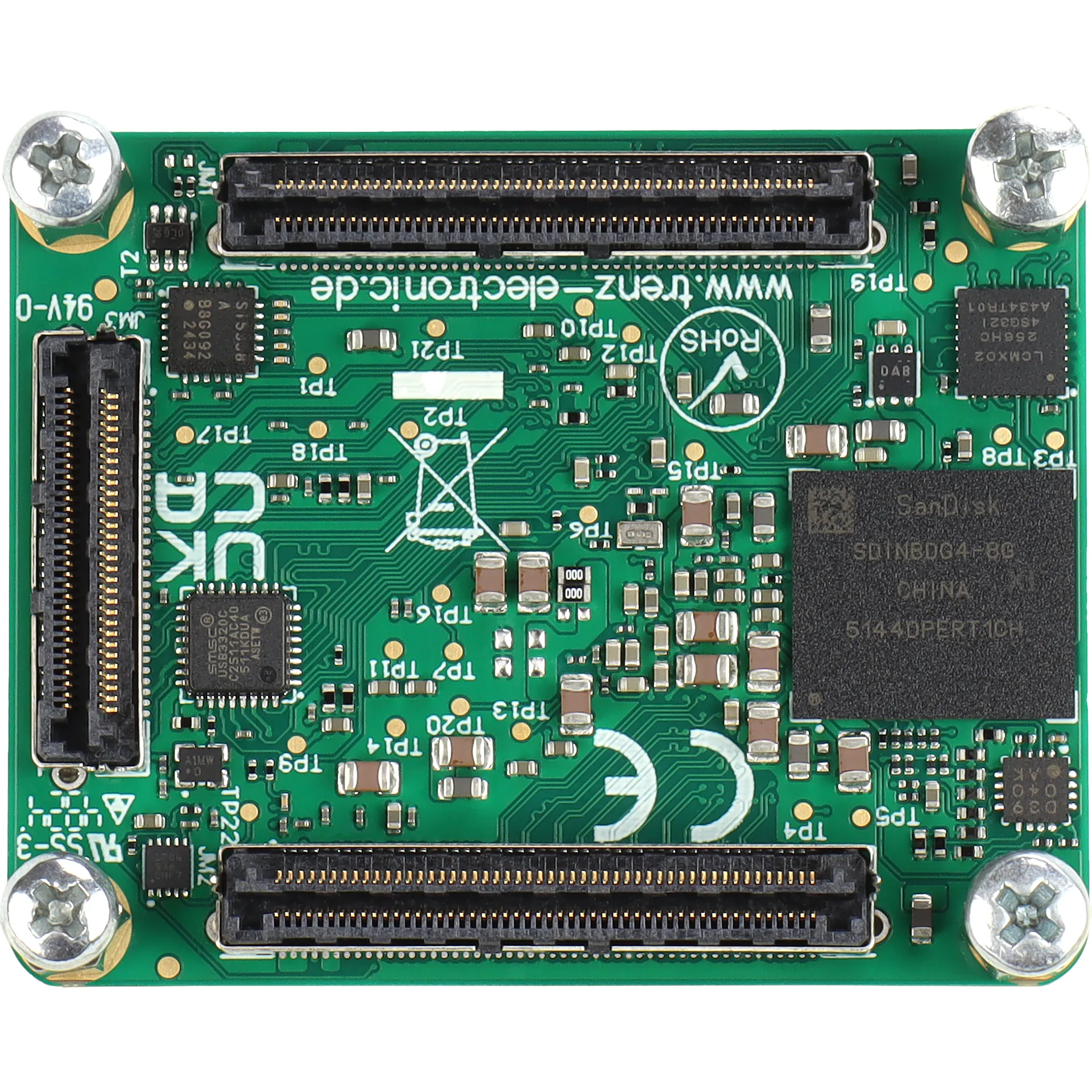 MPSoC Module with AMD Zynq™ UltraScale+™ ZU3EG-1E, 2 GByte DDR4, 4 x 5 cm