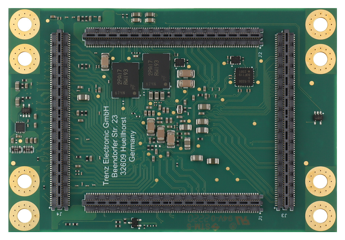 MPSoC-Modul mit AMD Zynq™ UltraScale+™ ZU4EV-1E, 4 GByte DDR4, 5,2 x 7,6 cm, LP