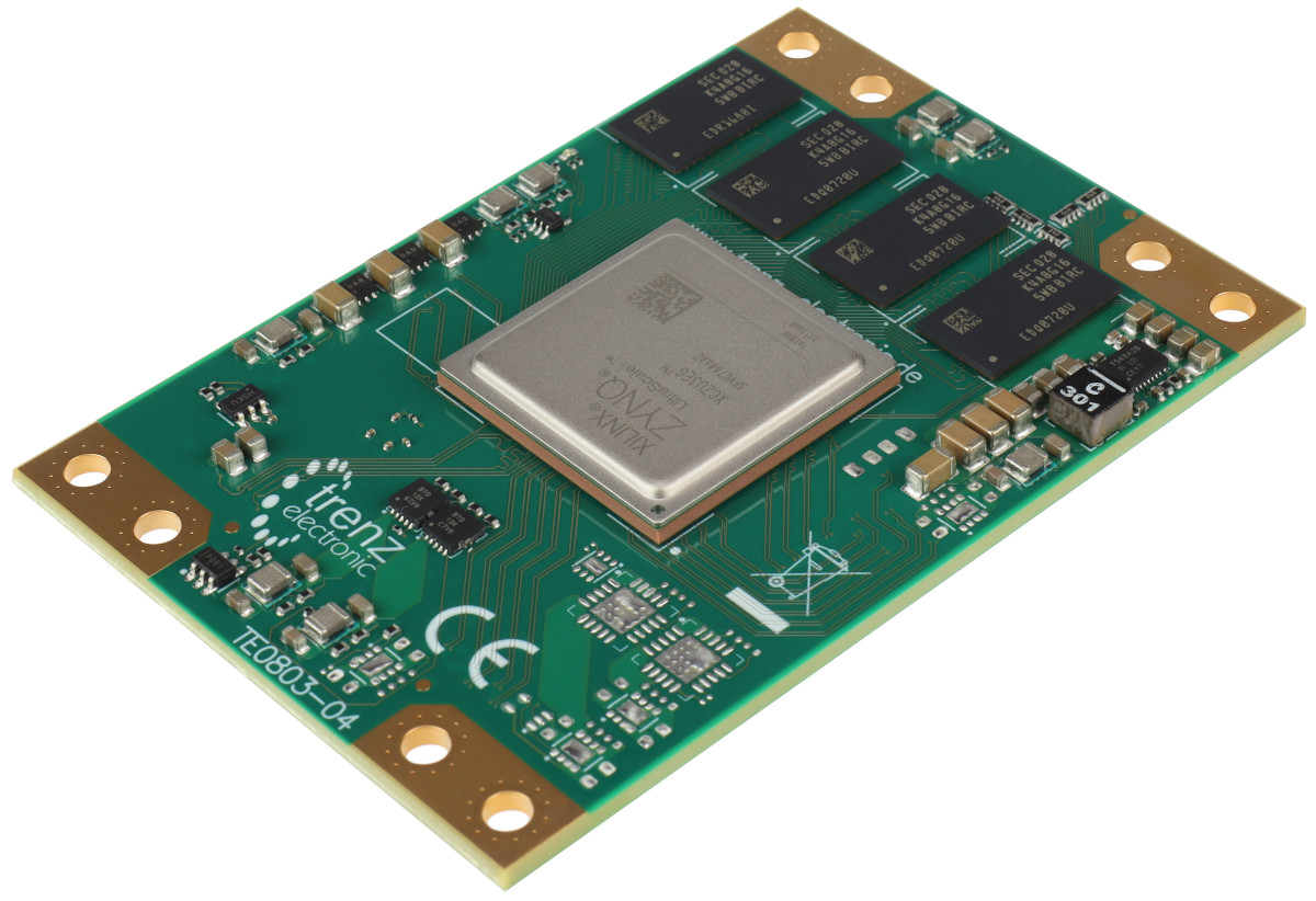 MPSoC-Modul mit AMD Zynq™ UltraScale+™ ZU2CG-1E, 2 GByte DDR4, 5,2 x 7,6 cm