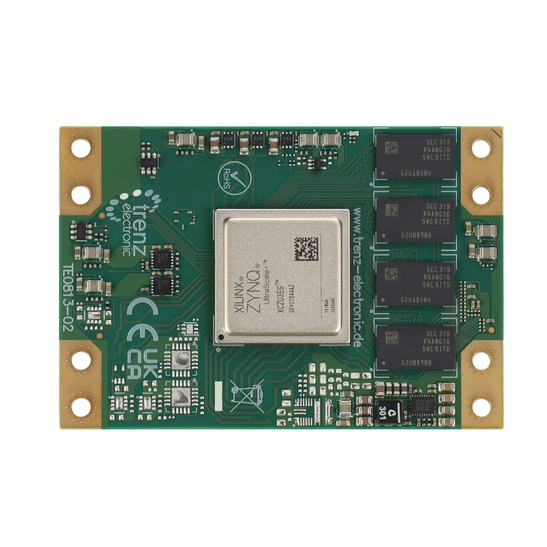 MPSoC-Modul mit AMD Zynq™ UltraScale+™ ZU4EG-1E incl. Heat Spreader