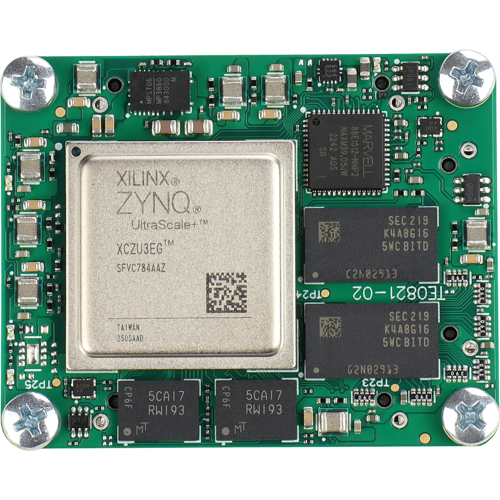 MPSoC Module with AMD Zynq™ UltraScale+™ ZU3EG-1E, 2 GByte DDR4, 4 x 5 cm