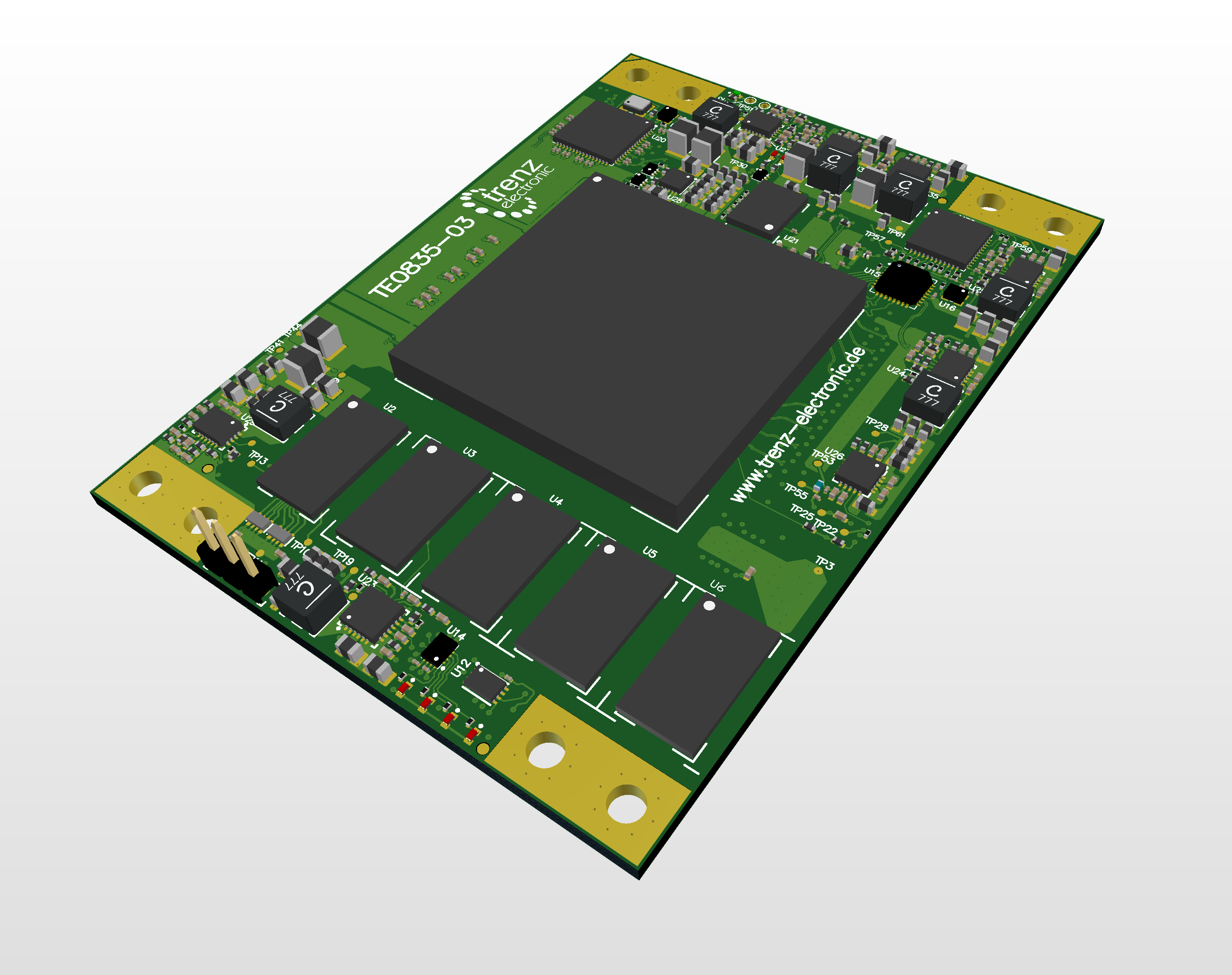 Rfsoc Module RFSoC Module with AMD Zynq™ UltraScale+™ ZU47DR-1E, 4 GByte DDR4, 6.5 x ...