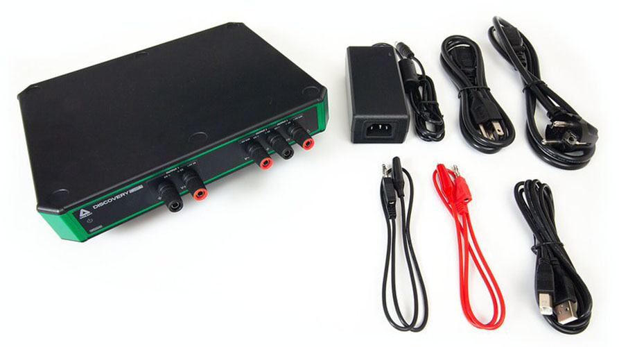 DPS3340: Programmierbare Dreikanal-DC-USB-Stromversorgung