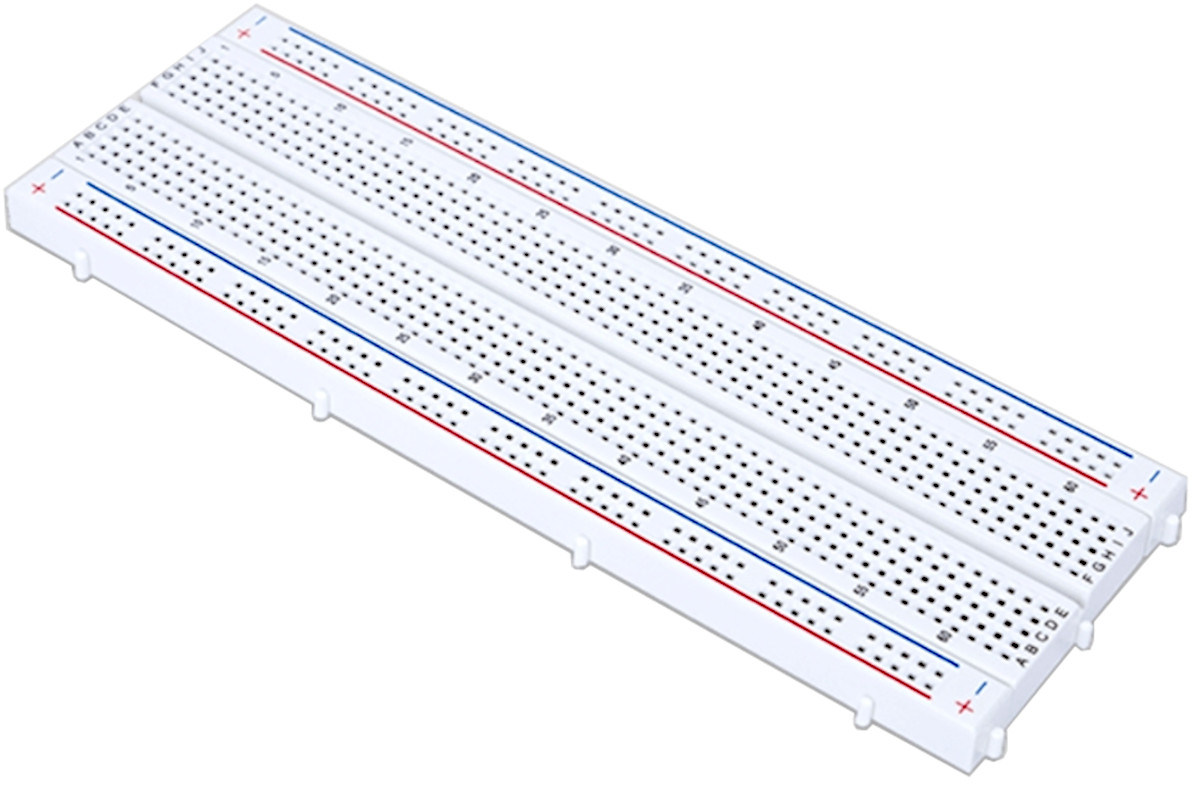 Breadboad Power Rails Solderless Breadboard Kit with Two Power Rails - academic