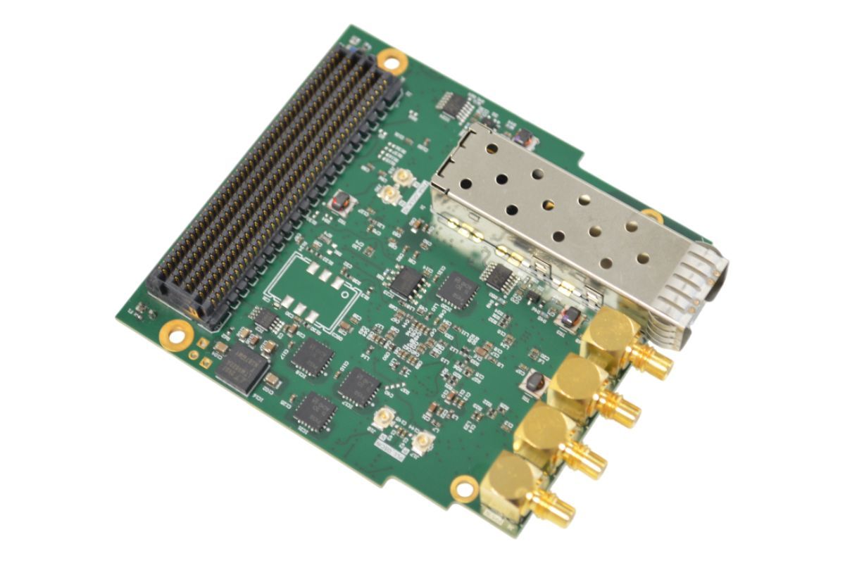 Dormouse White Rabbit FMC card with SFP+ 10 GigE, IEEE 1588-2019 PTP V2.1